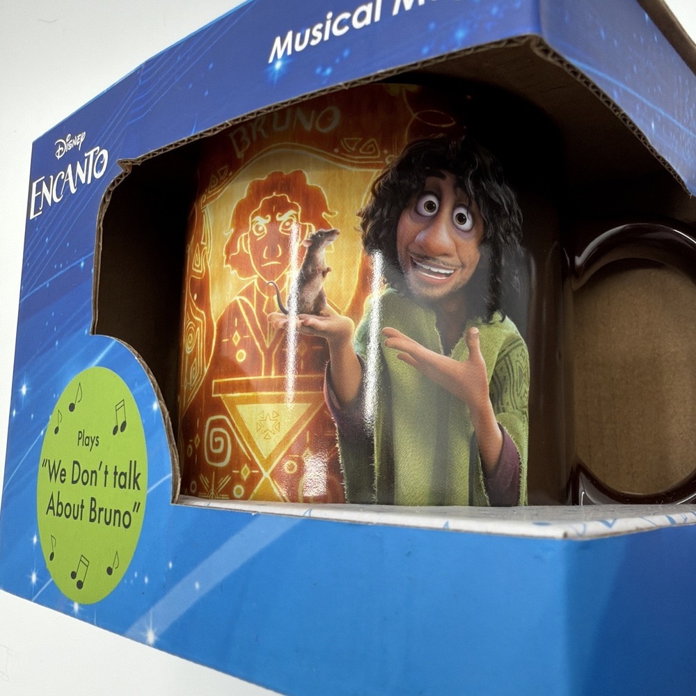 Disney Encanto Musical Mug "Bruno" New In Box. "We Don't Talk About Bruno " - Picture 3 of 7